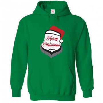 Merry Christmas Santa Silhouette Kids & Adults Unisex Hoodie